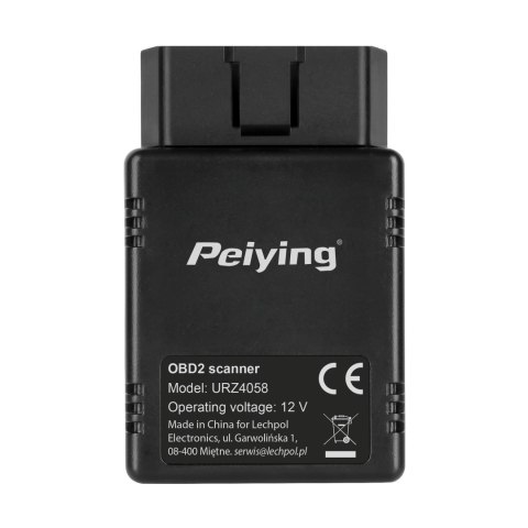Interfejs diagnostyczny bluetooth OBD2 ELM327 Peiying Peiying