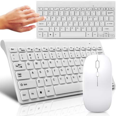 Klawiatura bezprzewodowa mysz zestaw usb mini slim e799 RTO