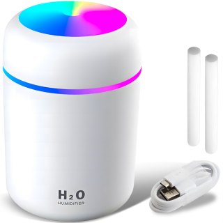 Nawilżacz powietrza dyfuzor zapachowy led do auta aromaterapia lampka nocna -e558 RTO