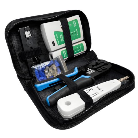 Tester sieciowy zaciskarka wciskacz rj45 etui lsa - o227 RTO