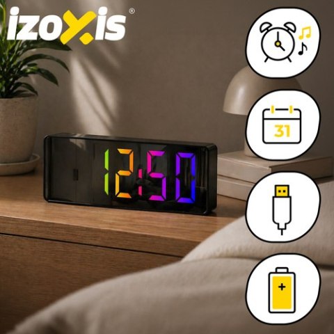 Budzik - zegar LED kolorowy Izoxis IZOXIS