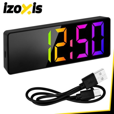 Budzik - zegar LED kolorowy Izoxis IZOXIS
