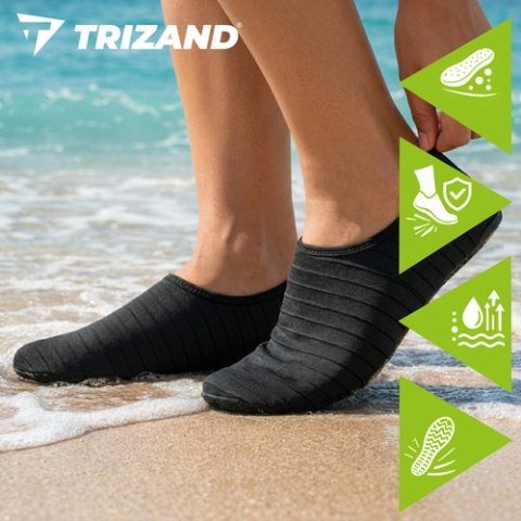 Buty do wody czarne- rozmiar 38 Trizand TRIZAND