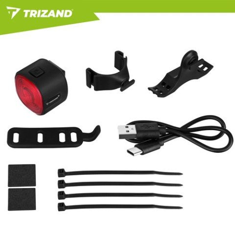 Lampka rowerowa czerwona Trizand TRIZAND