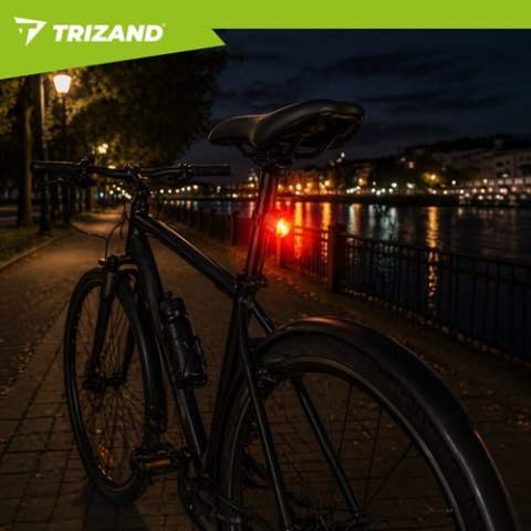 Lampka rowerowa czerwona Trizand TRIZAND