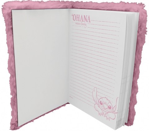 Pamiętnik notatnik pluszowy stitch KIDS EUROSWAN