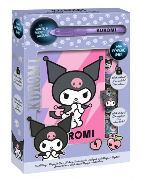Pamiętnik z magicznym długopisem kuromi KIDS EUROSWAN