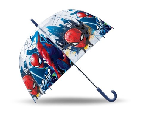 Parasolka przezroczysta manualna spiderman KIDS EUROSWAN