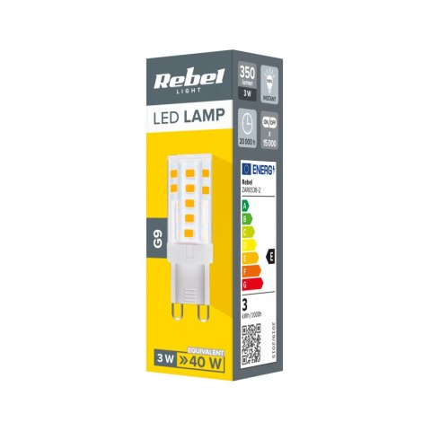 Lampa Led Rebel G9, 3W, 4000K, 230V Rebel