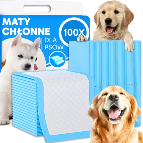 Maty dla psa chłonne podkłady higieniczne do sikania zwierząt 100szt 40x60 sr272 RTO