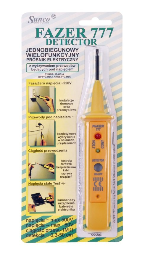 Próbnik elektryczny Fazer 777 Detector SUNCO ELECTRONICS