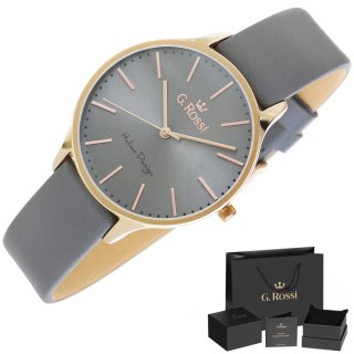 G.Rossi Zegarek Damski G. Rossi 10317A8-1B3 + BOX