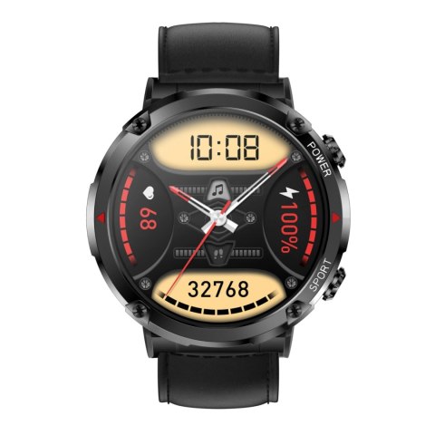 Gravity Smartwatch Gravity GT21-3 + Czarny Pasek Silikonowy