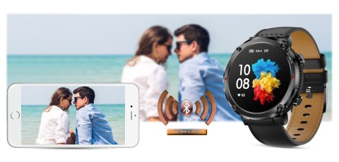 Gravity Smartwatch Gravity GT21-3 + Czarny Pasek Silikonowy
