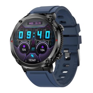 Gravity Smartwatch Gravity GT21-5 + Granatowy Pasek Silikonowy