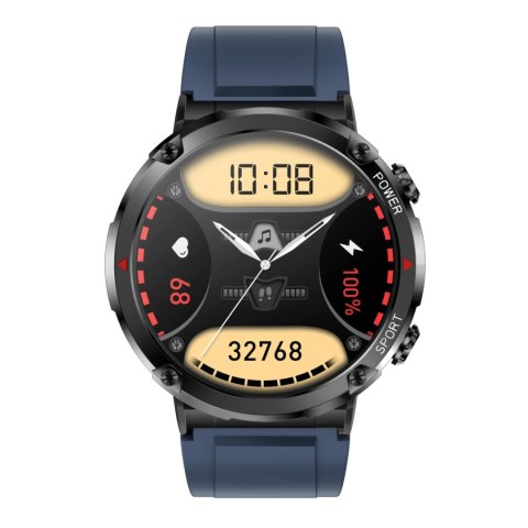 Gravity Smartwatch Gravity GT21-5 + Granatowy Pasek Silikonowy