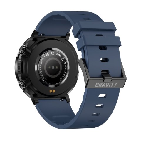 Gravity Smartwatch Gravity GT21-5 + Granatowy Pasek Silikonowy