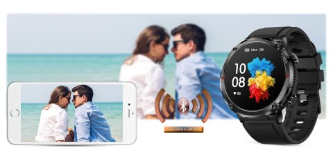 Gravity Smartwatch Gravity GT21-5 + Granatowy Pasek Silikonowy