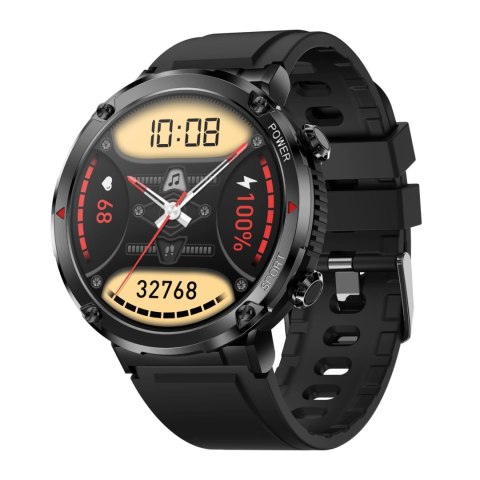 Gravity Smartwatch Gravity GT21-6 + Czerwony Pasek Silikonowy