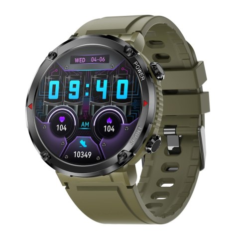 Gravity Smartwatch Gravity GT21-7 + Czarny Pasek Silikonowy