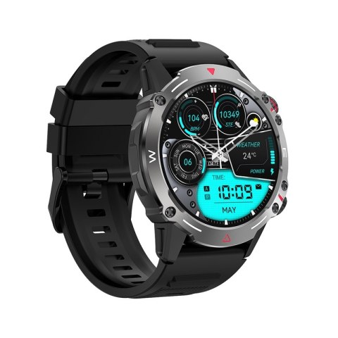 VELTORI Smartwatch VELTORI VT110-1 Czarny Pasek Silikonowy