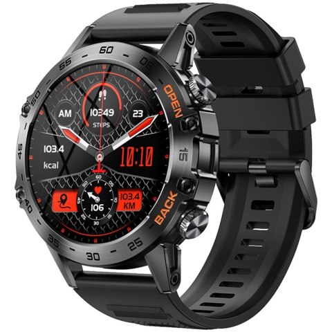 VELTORI Smartwatch VELTORI VT120-1 Czarny Pasek Silikonowy