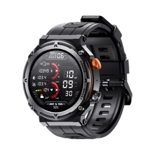 VELTORI Smartwatch VELTORI VT130-1 Czarny Pasek Silikonowy