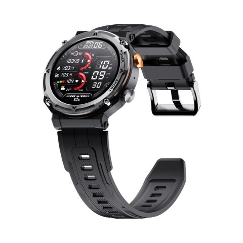 VELTORI Smartwatch VELTORI VT130-1 Czarny Pasek Silikonowy