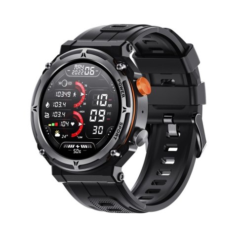 VELTORI Smartwatch VELTORI VT130-1 Czarny Pasek Silikonowy