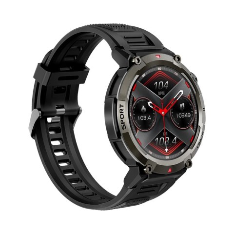 VELTORI Smartwatch VELTORI VT140-1 Czarny Pasek Silikonowy