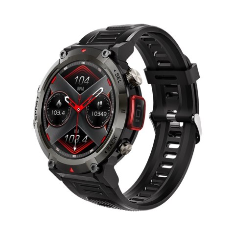 VELTORI Smartwatch VELTORI VT140-1 Czarny Pasek Silikonowy