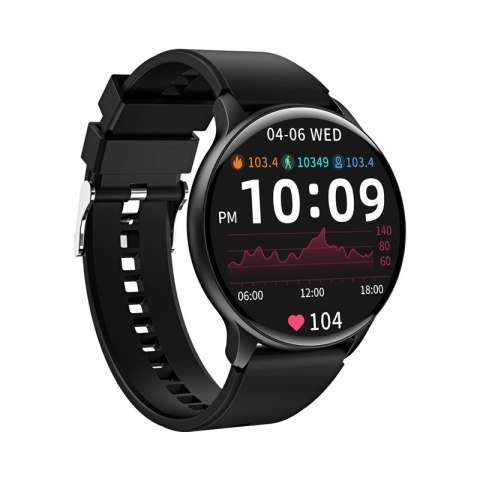 VELTORI Smartwatch VELTORI VT160-1 Czarny Pasek Silikonowy