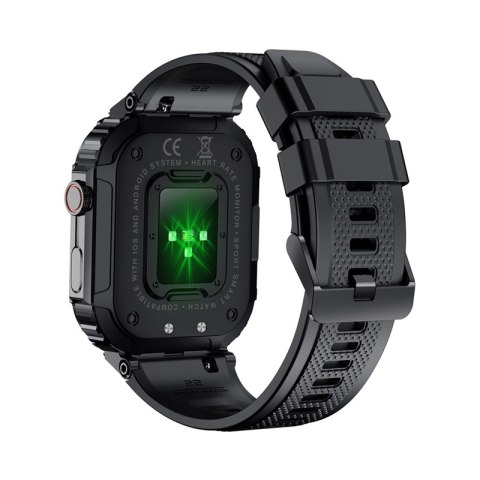 VELTORI Smartwatch VELTORI VT200-1 Czarny Pasek Silikonowy