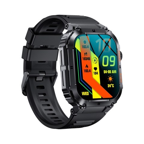 VELTORI Smartwatch VELTORI VT200-1 Czarny Pasek Silikonowy