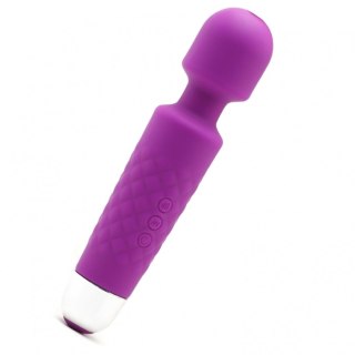 Masażer silikonowy Iwand Power Escorts fioletowy akumulatorowy 20 cm