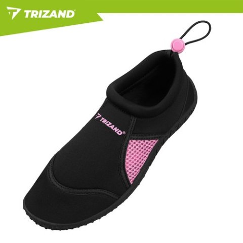 Buty do wody czarno-różowe- rozmiar 37 5mm Trizand TRIZAND