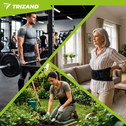 Pas wzmacniający plecy- 24 magnesy- 100cm Trizand TRIZAND