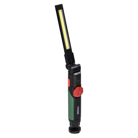 Latarka warsztatowa LED COB 5W, 600lm, 1500mAh, składana Orno