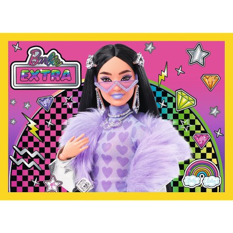 Puzzle - 4w1 (35, 48, 54, 70) - Wesoły świat Barbie - Trefl 34626 TREFL PUZZLE