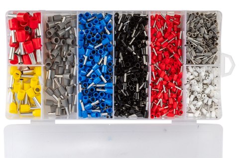 Szczypce do zaciskania końcówek 205 mm + 1200 tulejek NEO TOOLS