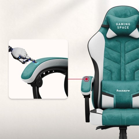 Fotel gamingowy welurowy Force 2.7 Green