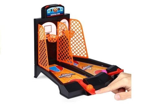 Gra Zręcznościowa Mini Koszykówka Czarna Piłki LEAN TOYS