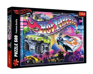 Puzzle - 500 - Hot Wheels: Lata 80-te - Trefl 37538 TREFL PUZZLE