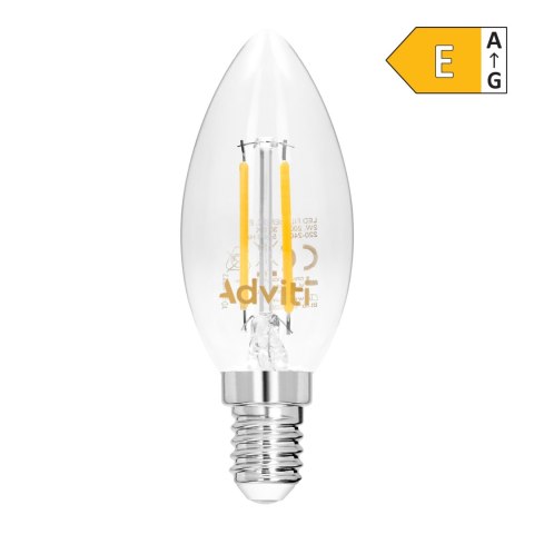 Żarówka LED FILAMENT C E14 C35 2 W 250 lm 3000 K Orno
