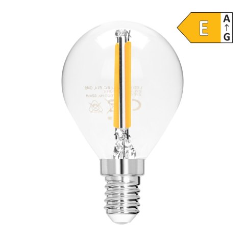 Żarówka LED FILAMENT C E14 G45 2 W 250 lm 3000 K Orno