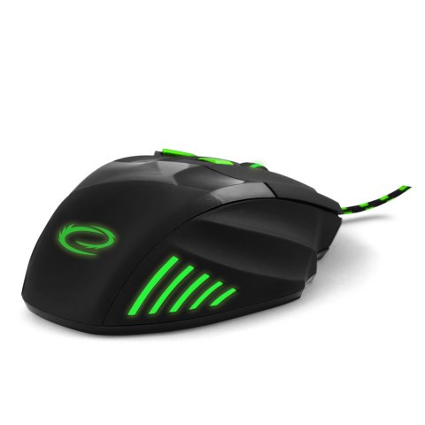 EGM201G Mysz przewodowa dla graczy 7D optyczna USB MX201 Wolf zielona Esperanza