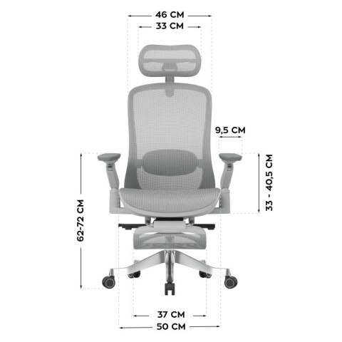 Fotel obrotowy Leadpro 8.7 Grey