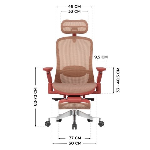 Fotel obrotowy Leadpro 8.7 Red