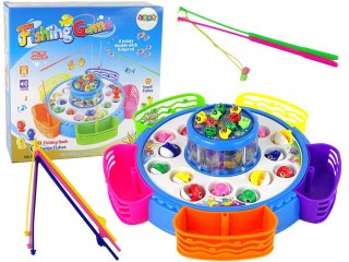 Gra Zręcznościowa Łowienie Rybek Kolorowa LEAN TOYS