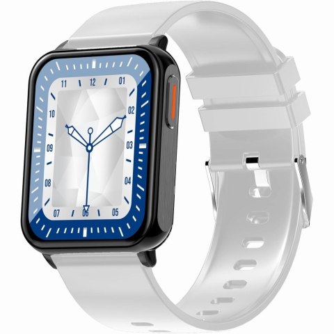 Gravity Smartwatch Gravity Biało Czarny 2 Paski GT17-8